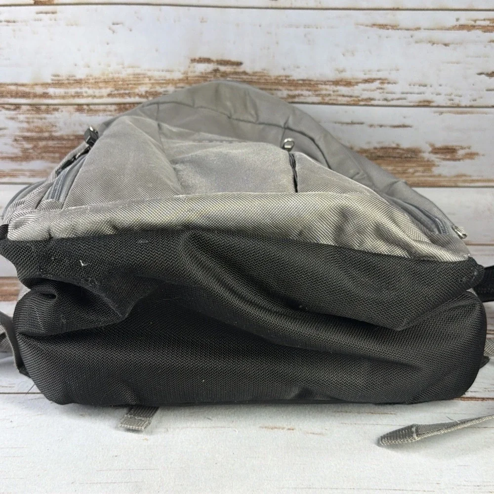 eBags TLS Workstation Travel Laptop Backpack Gray Commuter Bag Carry On Pockets